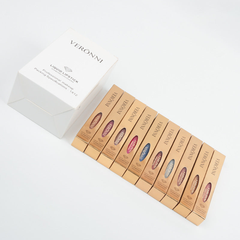 ลิปสติกและลิปกลอสเนื้อแมตต์ระยิบระยับ