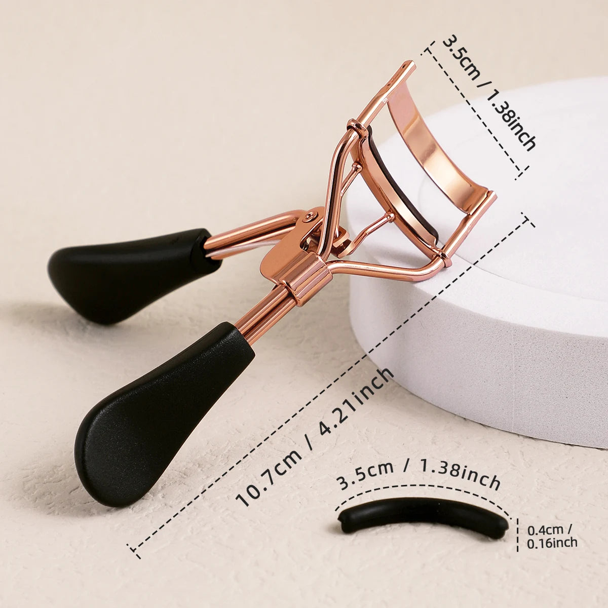 LashCurve – ที่ดัดขนตาเหล็กพร้อมแผ่นซิลิโคน